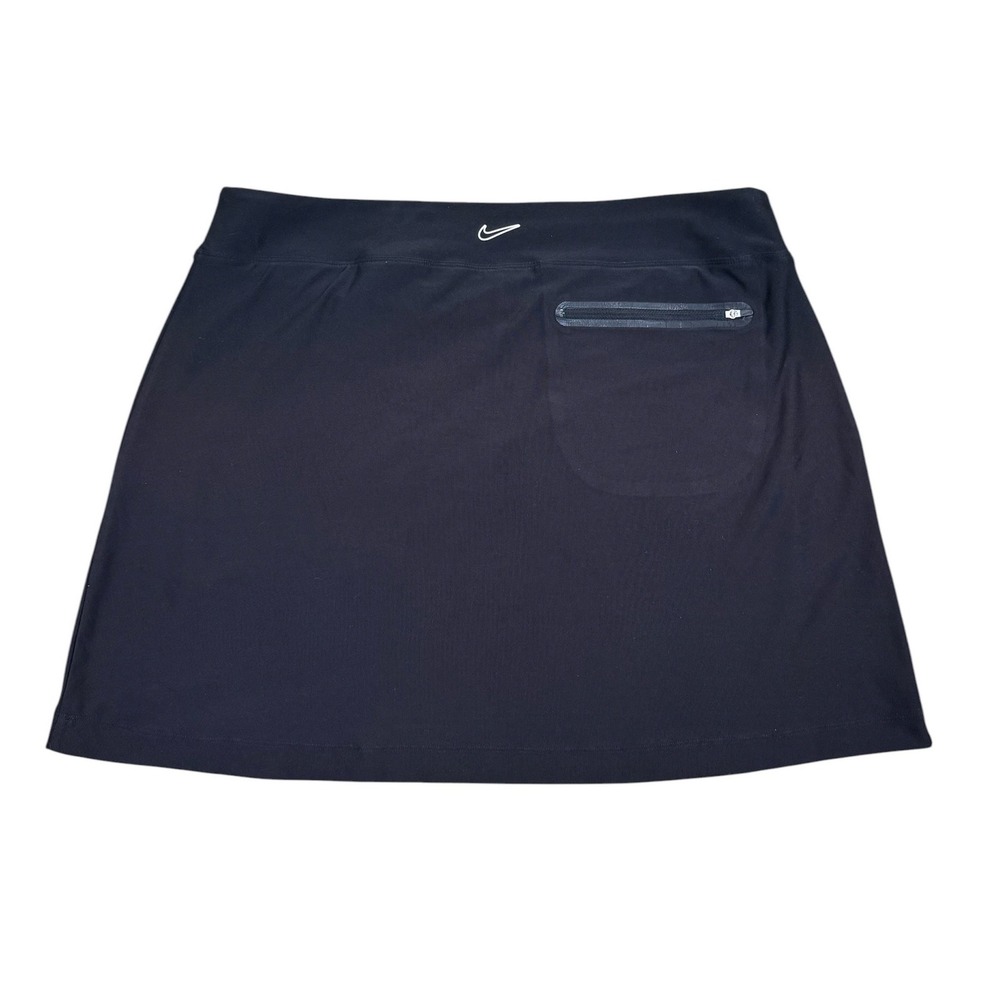 NIKE GOLF Tour Performance Dri-Fit Black Mini Skirt Shorts Underneath Skort XL - Picture 4 of 9